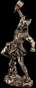 Odin buste dekoration figur med ravne til hjem og kontor